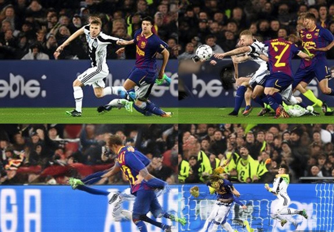 巴塞罗那VS尤文图斯：控球与反击的巅峰对决精彩回顾(图2)